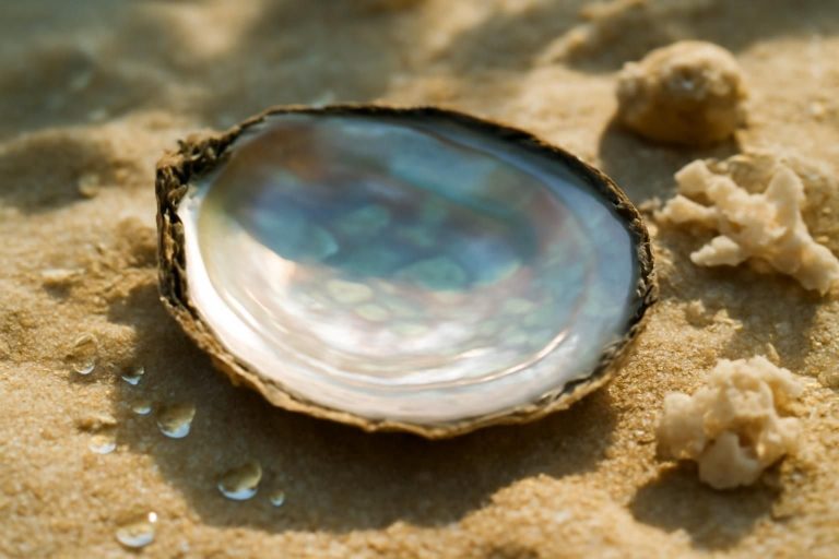 découvrez la signification de la nacre, ce matériau naturel aux reflets irisés, et son symbolisme dans différentes cultures.